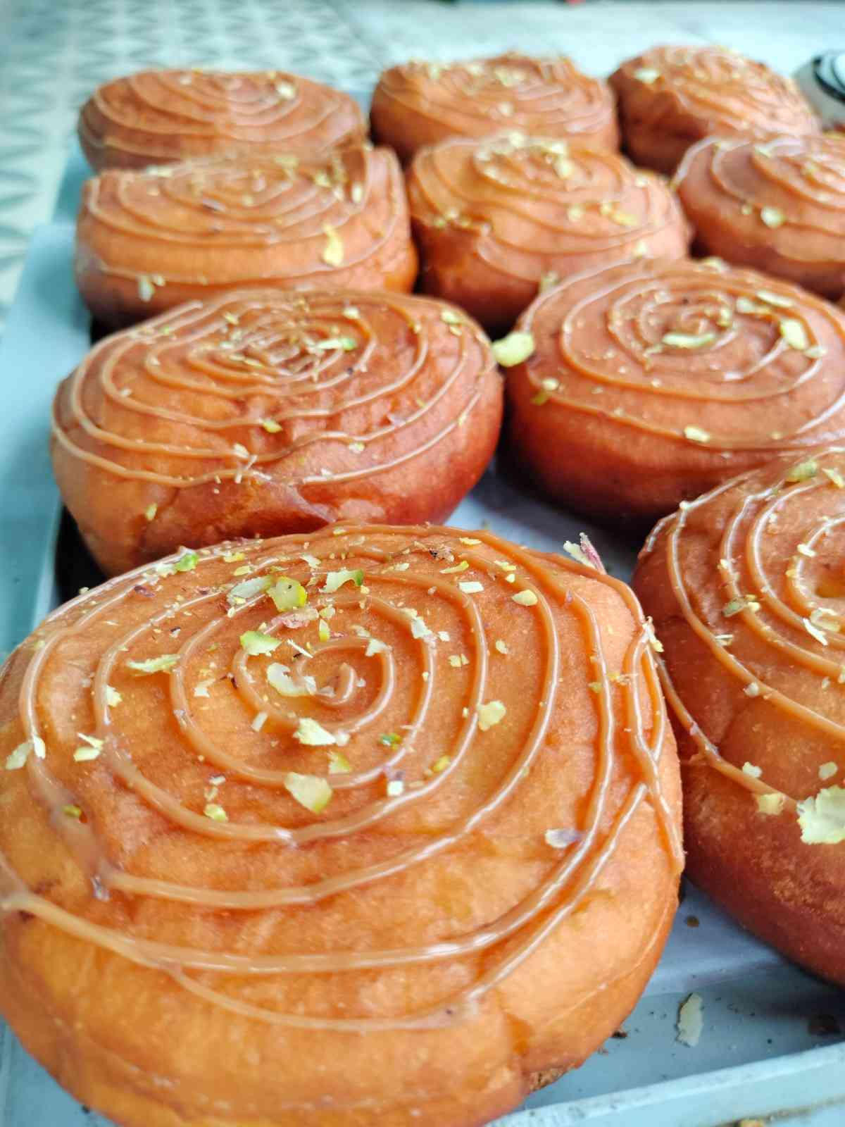 Caramel stuffed  doughnut